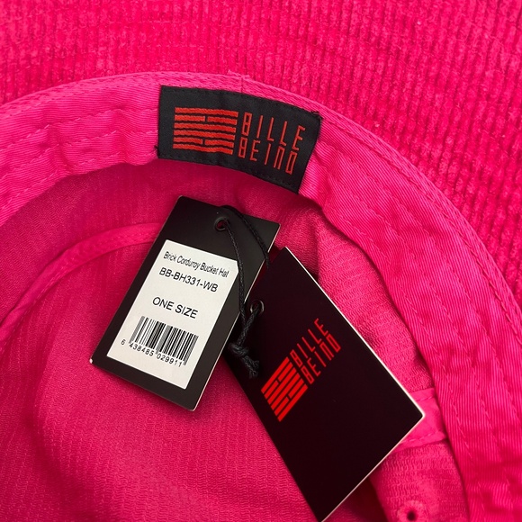 NWT Billebeino Pink Corduroy Bucket Hat - Picture 6 of 6